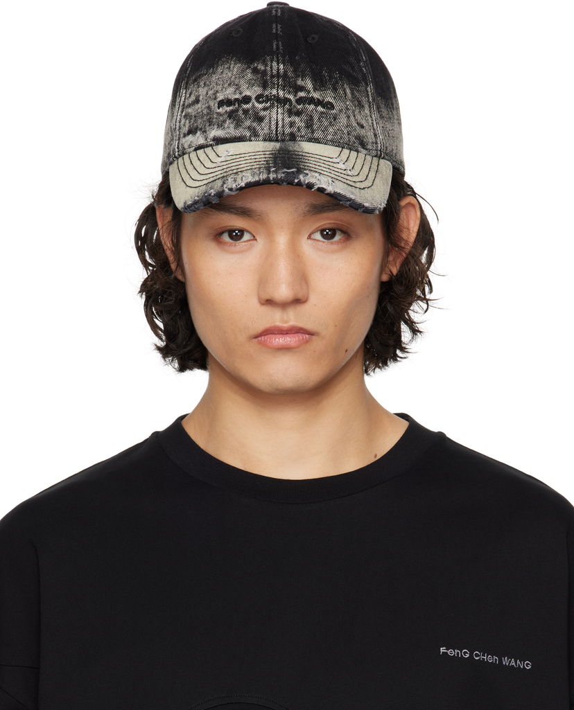 Kapa Feng Chen Wang Feng Chen Wang Gradient Baseball Cap Črna | FUS19AC01