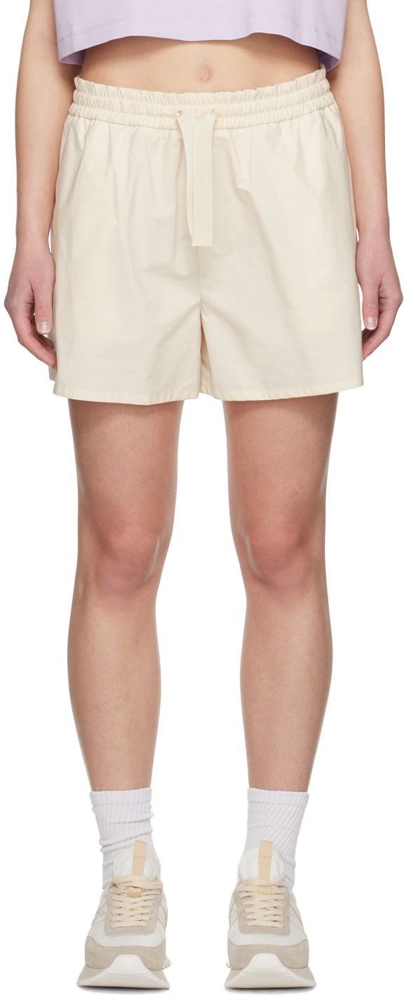 Kratke hlače Moncler Off-White Drawstring Shorts Bež | J10932B00010597LQ