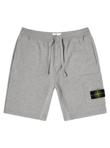 Kratke hlače Stone Island Garment Dyed Sweat Short Siva | 761564651-V0M64