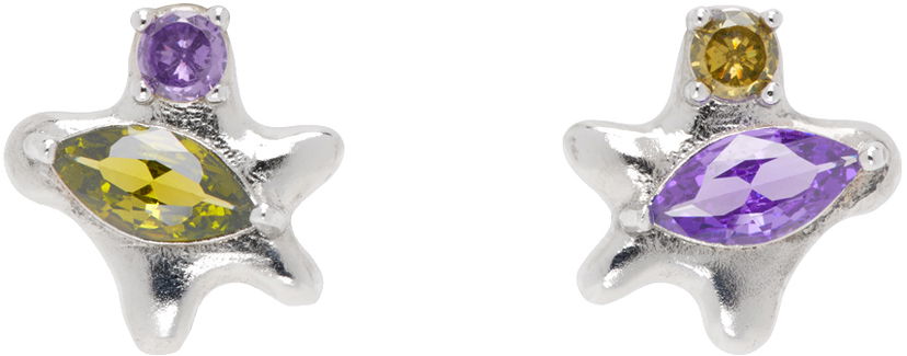 Uhani Collina Strada Collina Strada Stella Stud Earrings Večbarvna | XX1055