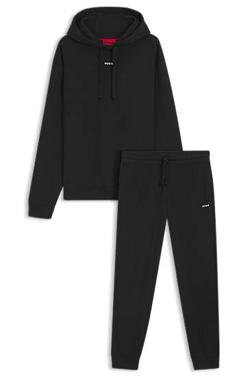 Trenirka BOSS Relaxed-Fit Tracksuit Črna | 50492581