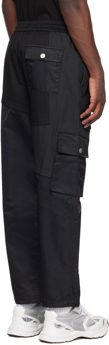 Cargo hlače Feng Chen Wang Feng Chen Wang Paneled Cargo Pants Črna | FMS15TR27B, 2