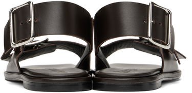 Oblačila Aeyde Aeyde Thekla Leather Slingback Sandals Rjava | A11-FS-BRNS08FL65-SS25-953-001, 1