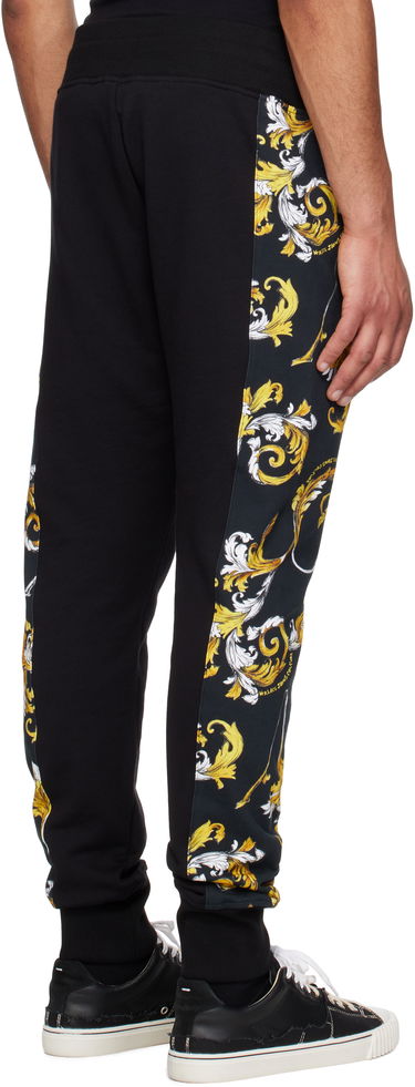Trenirka Versace Versace Jeans Couture Graphic Trim Sweatpants Črna | E78GAA3C0_EFS189, 2