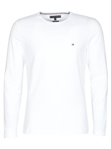 Majica Tommy Hilfiger STRETCH SLIM FIT TEE Bela | MW0MW10804-YBR