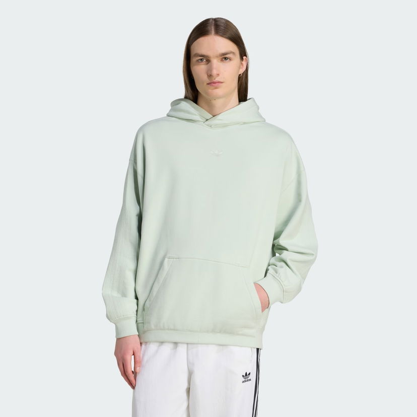 Pulover adidas Performance Premium Essentials Hoodie Zelena | JW1035