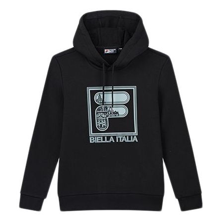 Pulover FILA Logo Print Hoodie Črna | F11M018206F-BK