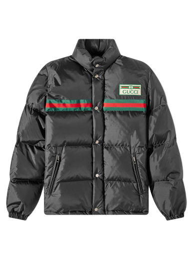 Puhovka Gucci Water Repellent Down Jacket Črna | 666560-Z8AQX-1043