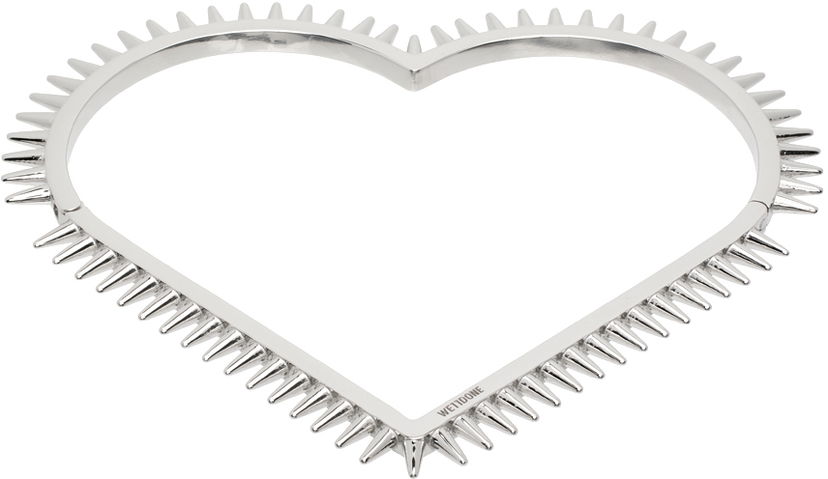 Ogrlica We11done We11done Heart Spike Bracelet Kovinski | WD-AJ1-23-531-U-SV