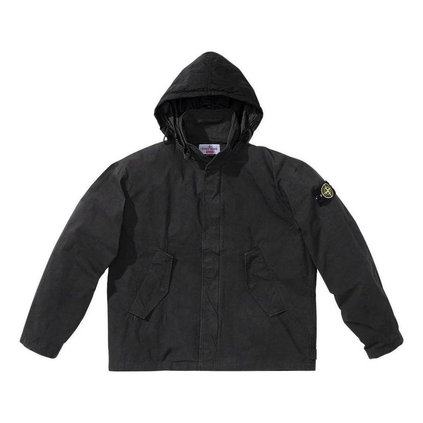 Parka Supreme Cordura Shell Jacket by Supreme x Stone Island Črna | SUP-SS22-716