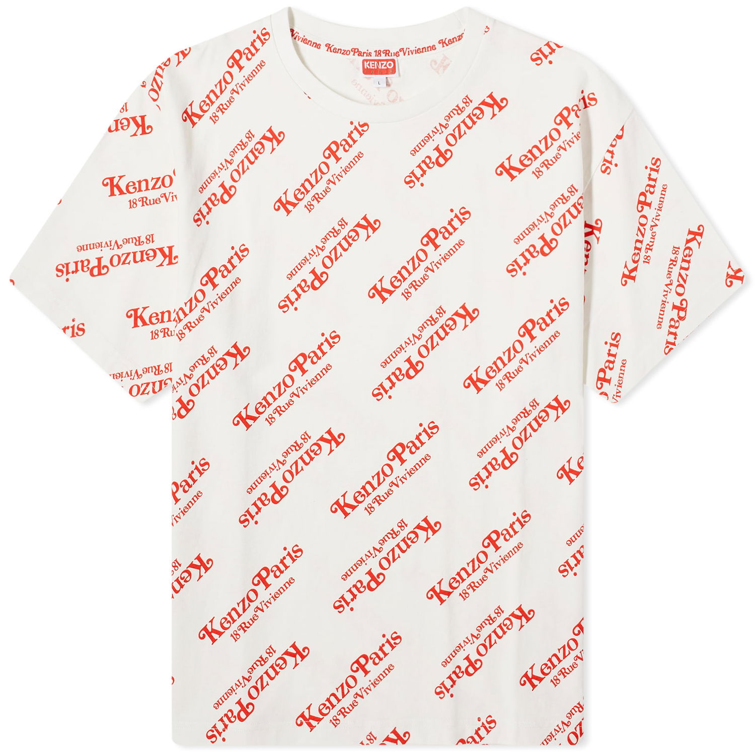 Majica KENZO Verdy x Oversize Tee Bela | FE58TS0044SY-02, 0