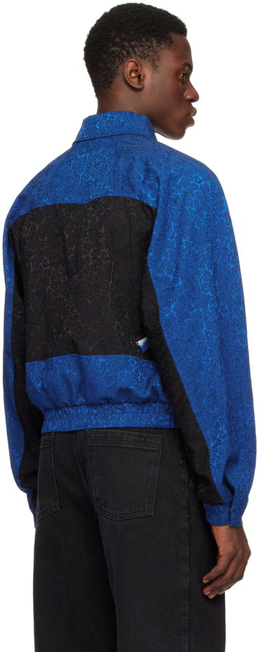 Bomber jakna ADER ERROR Jacquard Button-Up Jacket Modra | BN01SSJK0810BL, 2