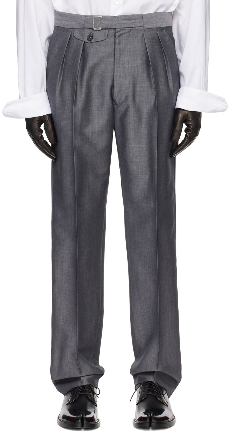 Hlače Maison Margiela Pocket Trousers Siva | SI1KA0006 S52583