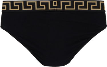 Spodnjice Versace Two-Pack Greca Border Briefs Črna | AU10180_1A10011, 4