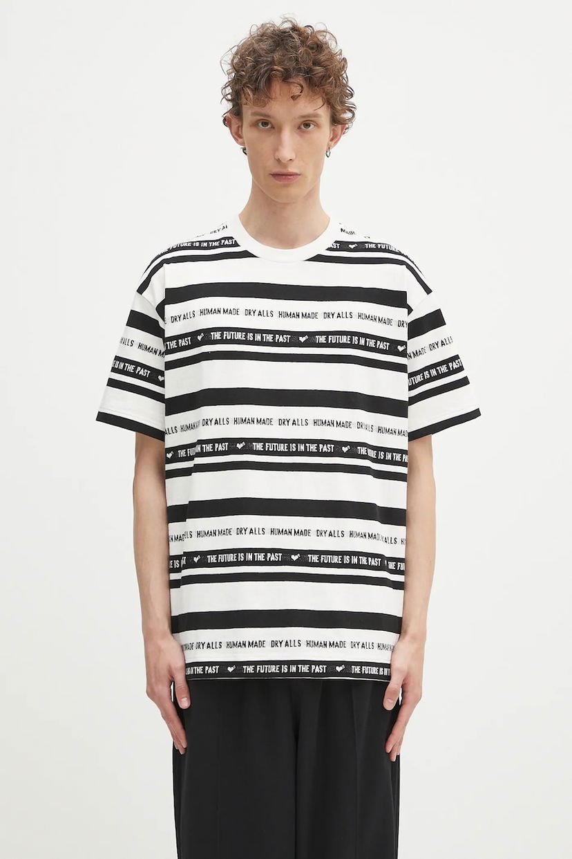 Majica Human Made Human Made Striped T-Shirt Bela | HM29CS027