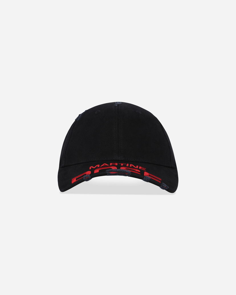 Kapa Martine Rose Distressed Baseball Cap Črna | 1130WP13002