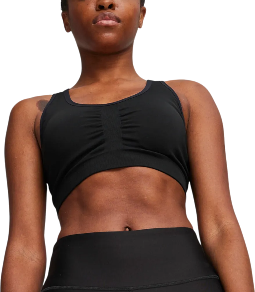 Modrček Puma 4KEEPS SHAPELUXE Seamless Sports Bra Črna | 524361-01