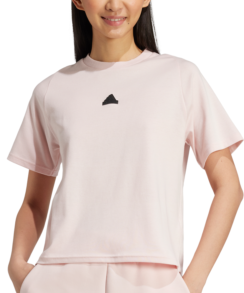Krop-top adidas Performance Sportswear Z.N.E. Cropped T-Shirt Roza | iw7759