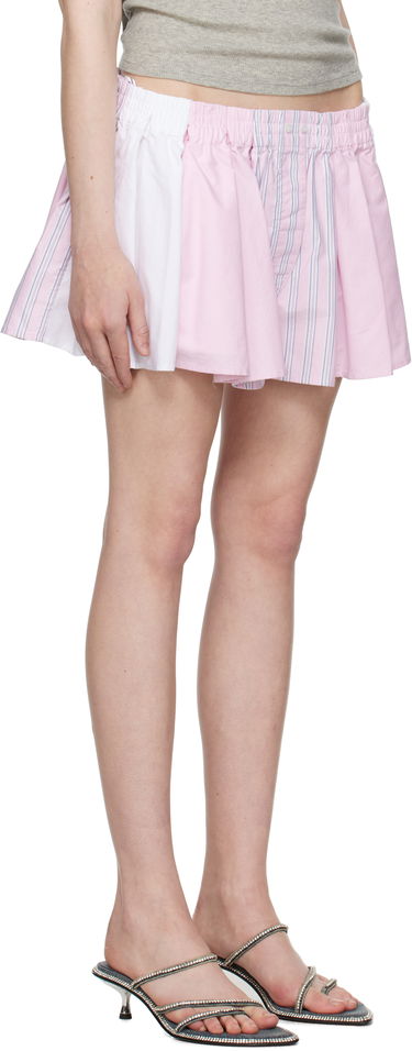 Kratke hlače Alexander Wang Alexander Wang Oxford Boxer Shorts Roza | 1WC2254812, 1
