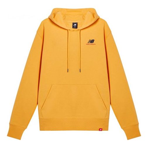 Pulover New Balance Logo Hoodie Rumena | AMT11550-ASE