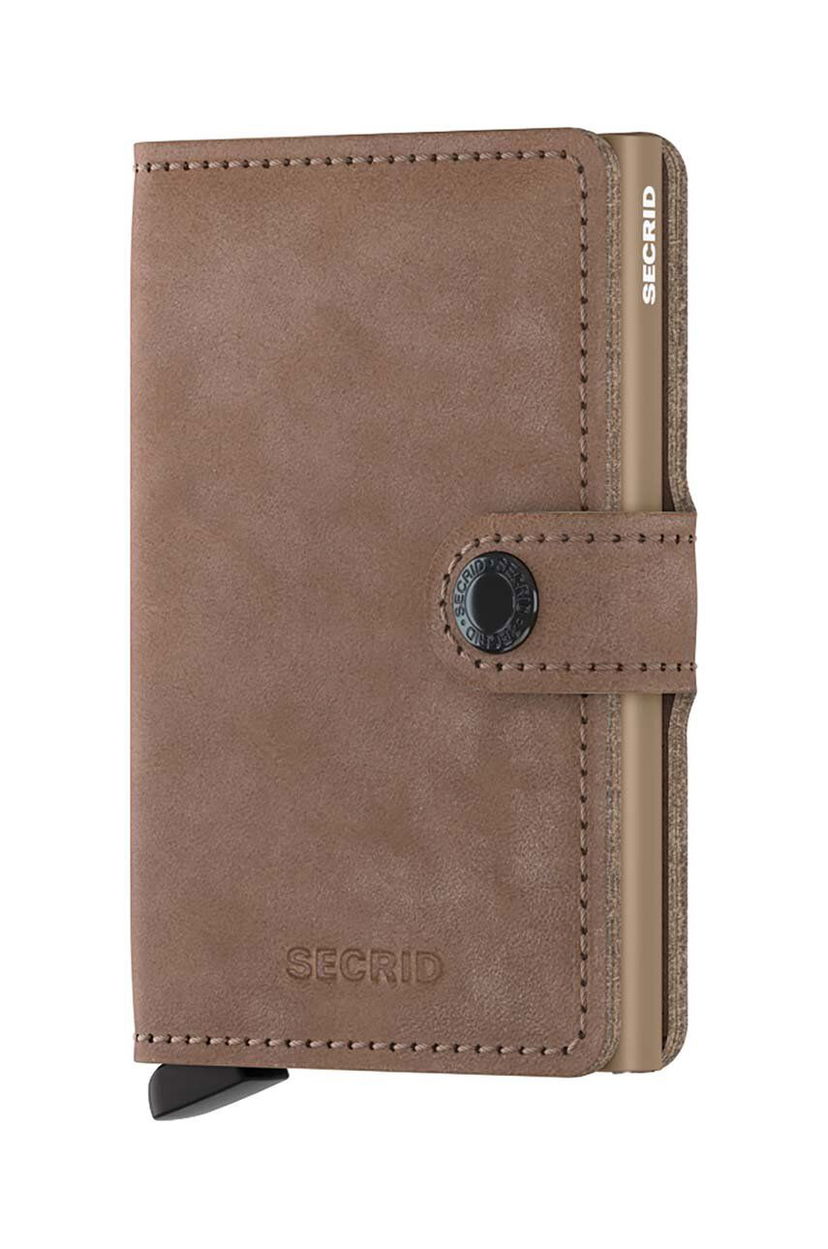 Denarnica Secrid Leather Wallet Beige Bež | MV.Taupe