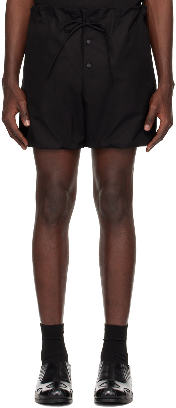 Kratke hlače We11done We11done Puff Shorts Črna | WD-PT1-24-201-M-BK