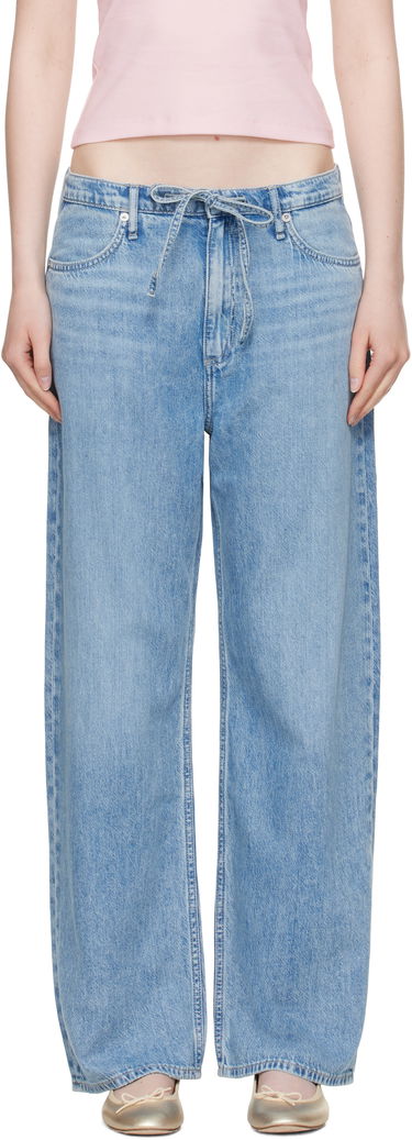 Kavbojke rag & bone Rag & Bone Phoebe Denim Beach Jeans Modra | WDD25P1009UFTL, 0