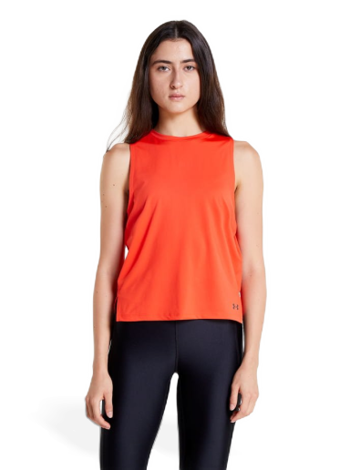 Majica brez rokavov Under Armour Rush Tank Top Oranžna | 1368177-890