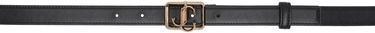 Pasovi Jimmy Choo Jimmy Choo Square 'JC' Belt Črna | JC SQUARE BELT, 0
