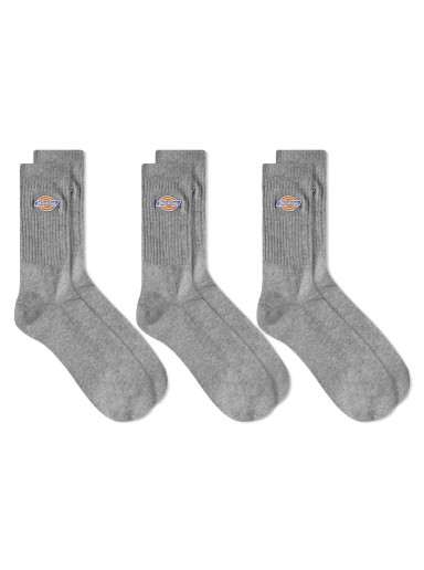 Nogavice Dickies Valley Grove Socks - 3 Pack Siva | DK0A4X82GYM1