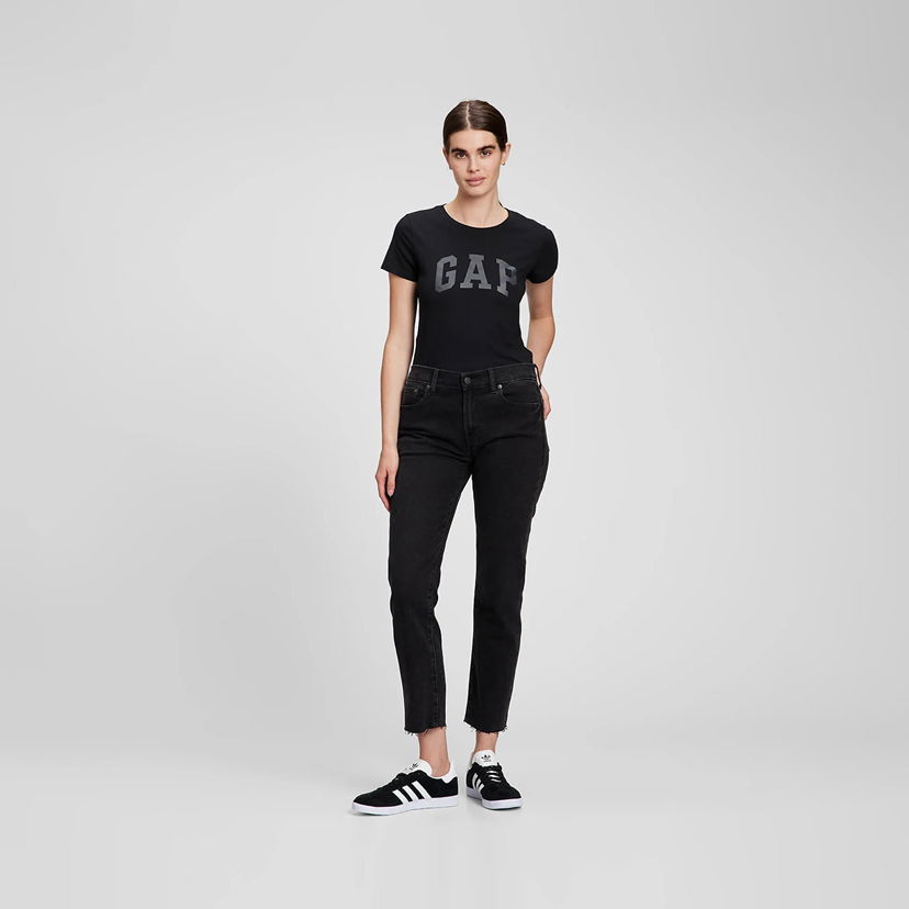 Majica GAP Logo Tees 2Pack Heath Črna | 548683-05