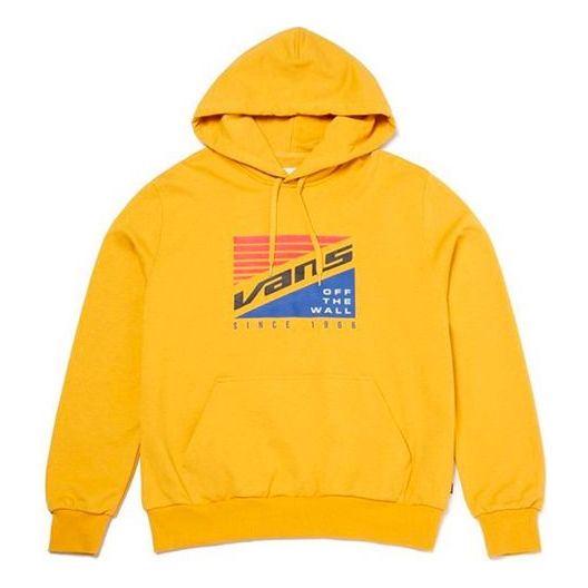 Pulover Vans Vans Logo Print Pullover Hoodie Rumena | VN0A4BQW50X
