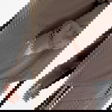 Jakna Rick Owens DRKSHDW Zipfront Jacket Dust Rjava | DU01D1783 CB 34, 2