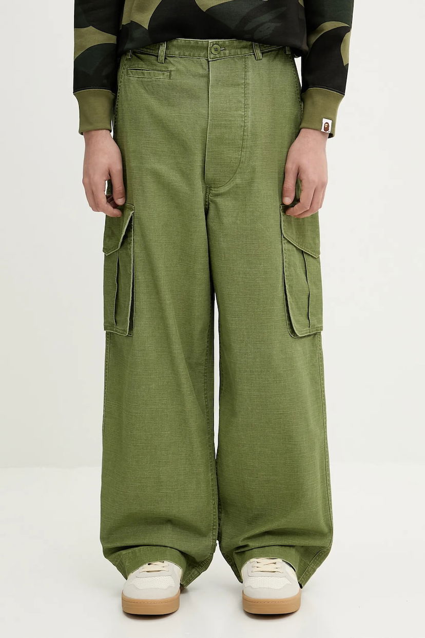 Cargo hlače KENZO Kenzo Cargo Pants Zelena | FF55PA2459GD.48