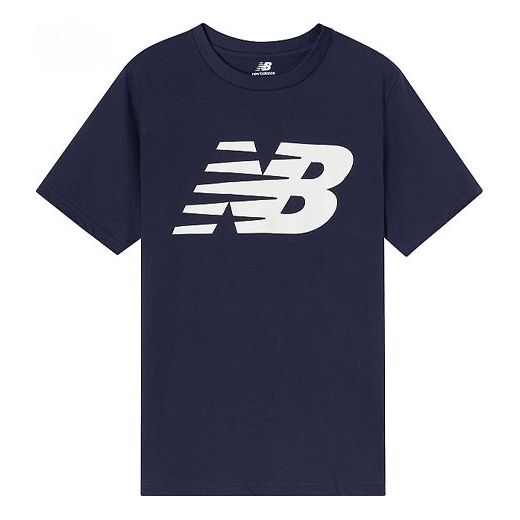 Majica New Balance Classic Logo Round Neck T-Shirt Modra | MT01984-NV