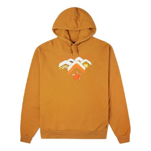 Pulover Converse Mountains Print Fleece Hoodie Rjava | 10023523-A03