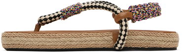 Modni dodatki ISABEL MARANT Isabel Marant Gypsa Rope Thong Sandals Rjava | SD0231FA-C1B07S, 2