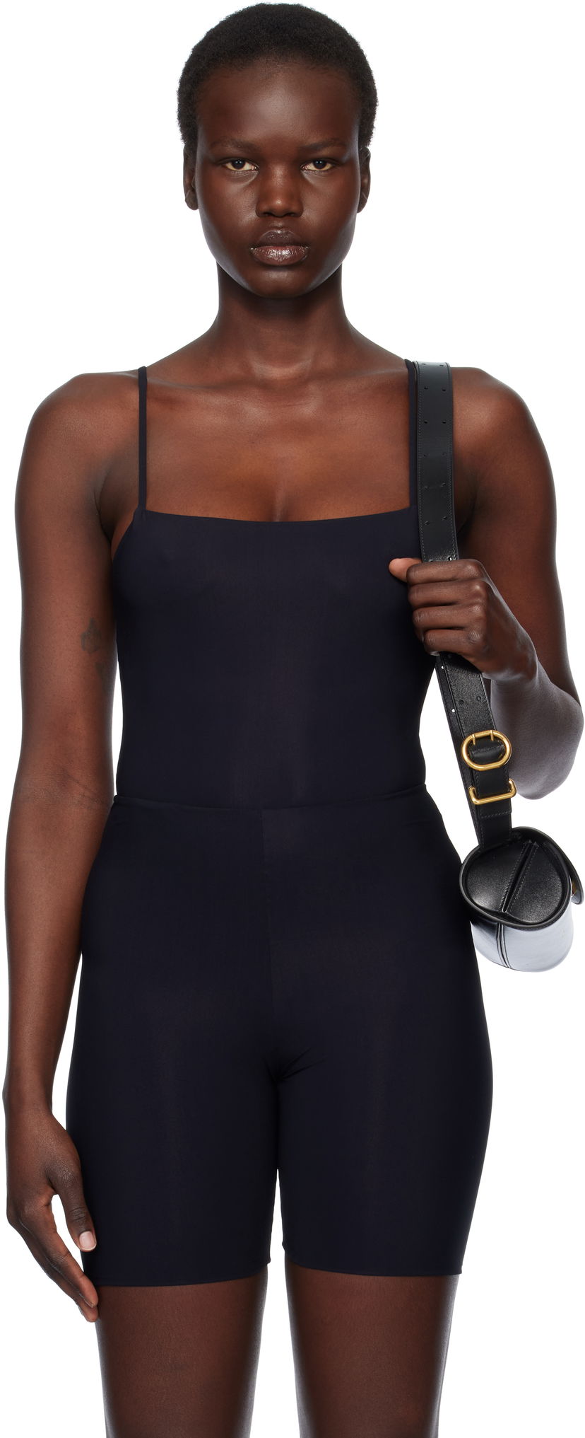 Bodi Jil Sander Jil Sander Jersey Bodysuit Črna | J01NC0022_J70026