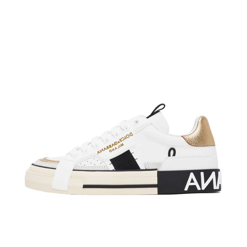 Superge in čevlji Dolce & Gabbana White 2.Zero Sneakers Bela | CS1863AO222