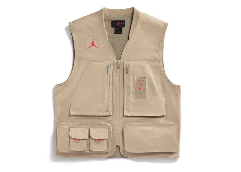 Telovnik Jordan Jordan x Travis Scott Utility Vest Bež | CW3170-201, 1
