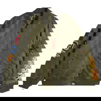 Shark MA-1 Bomber Jacket with Tiger Graphic and Letter Patches