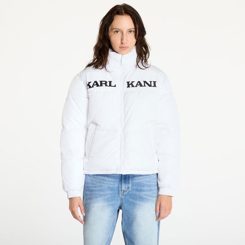 Puhovka Karl Kani Retro Essential Puffer Jacket Bela | 61760001