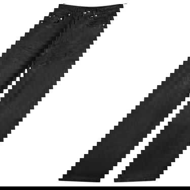 Kavbojke Rick Owens DRKSHDW Geth Coated Jeans Črna | DU02E7351-BW-99X, 0