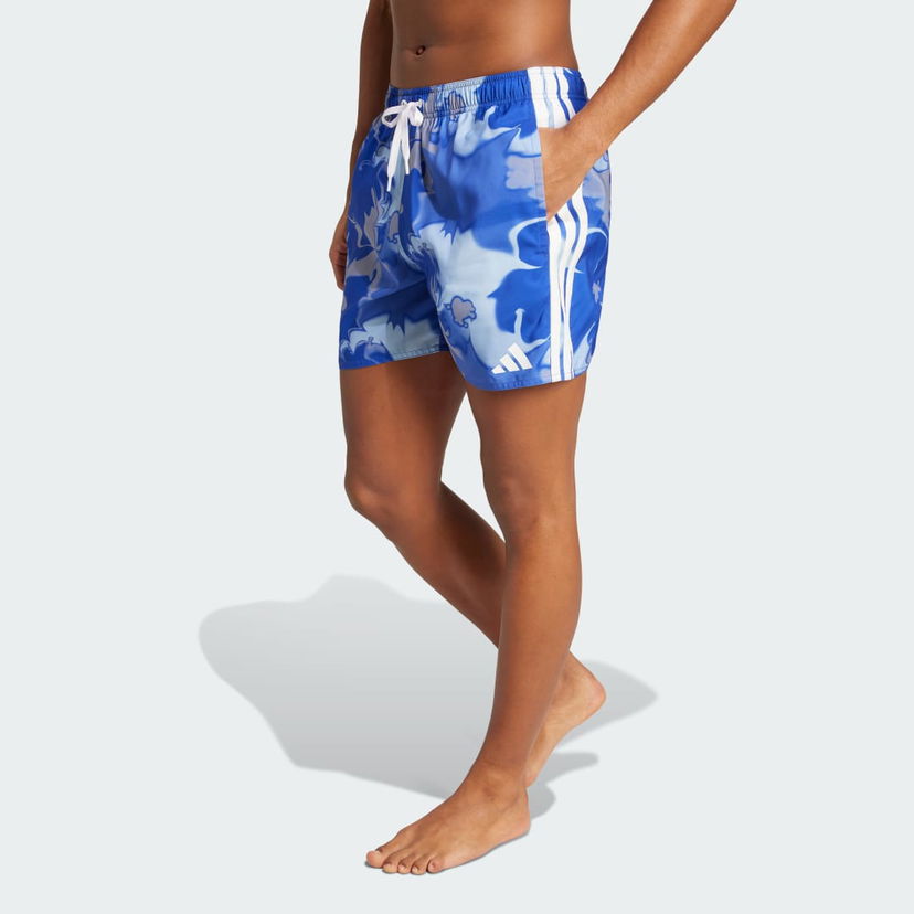 Kopalke adidas Performance Marble Print Swim Shorts Modra | JM3968