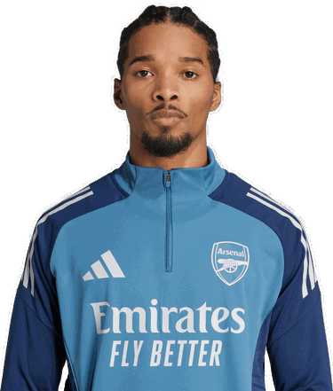 Majica adidas Originals Arsenal AFC TR TOP 2025/26 Long Sleeve Training Top Modra | jj1815, 4