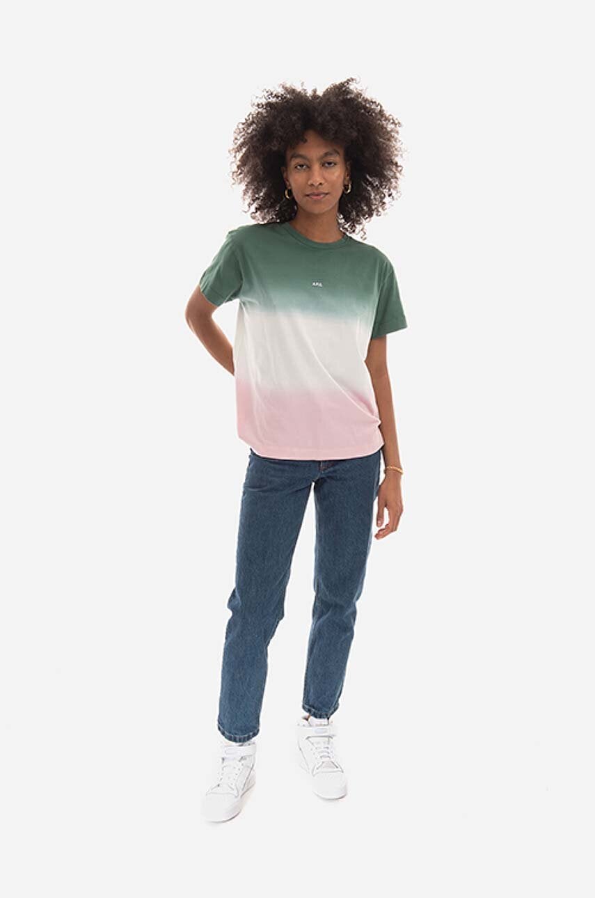 Majica A.P.C. Multicolor Morgane Zelena | COFAY-F26160, 1
