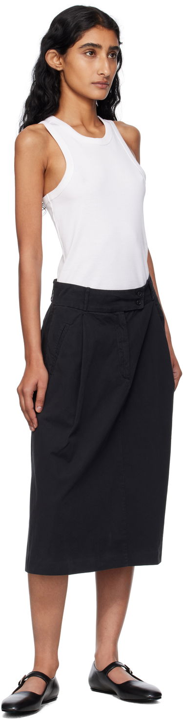 Krila A.P.C. A.P.C. Deborah Midi Skirt Črna | COHKU-F06453, 3