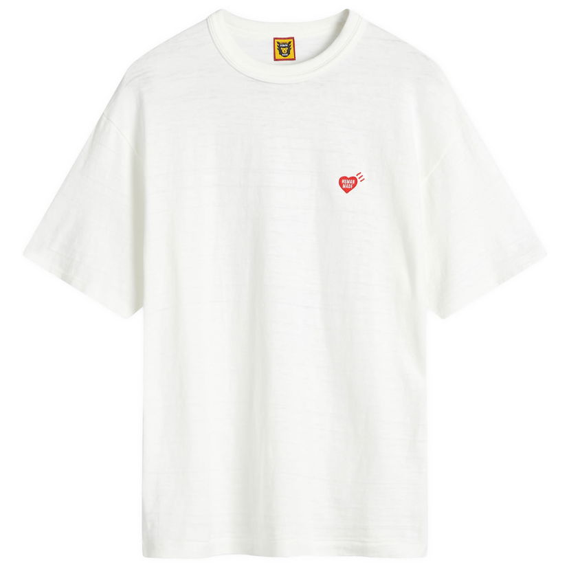 Majica Human Made Heart Badge T-Shirt Size Large Bela | HM28CS030-WH