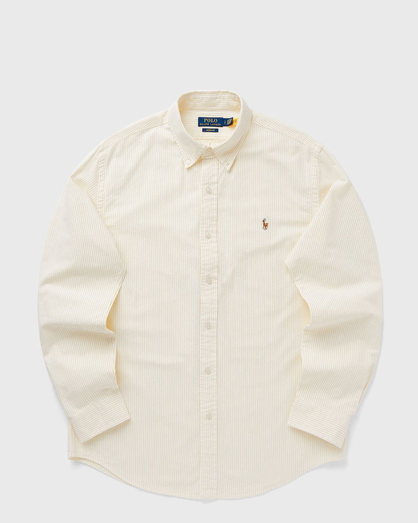 Srajce Polo by Ralph Lauren Polo Ralph Lauren Striped Custom Fit Sport Shirt Rumena | 710953704004