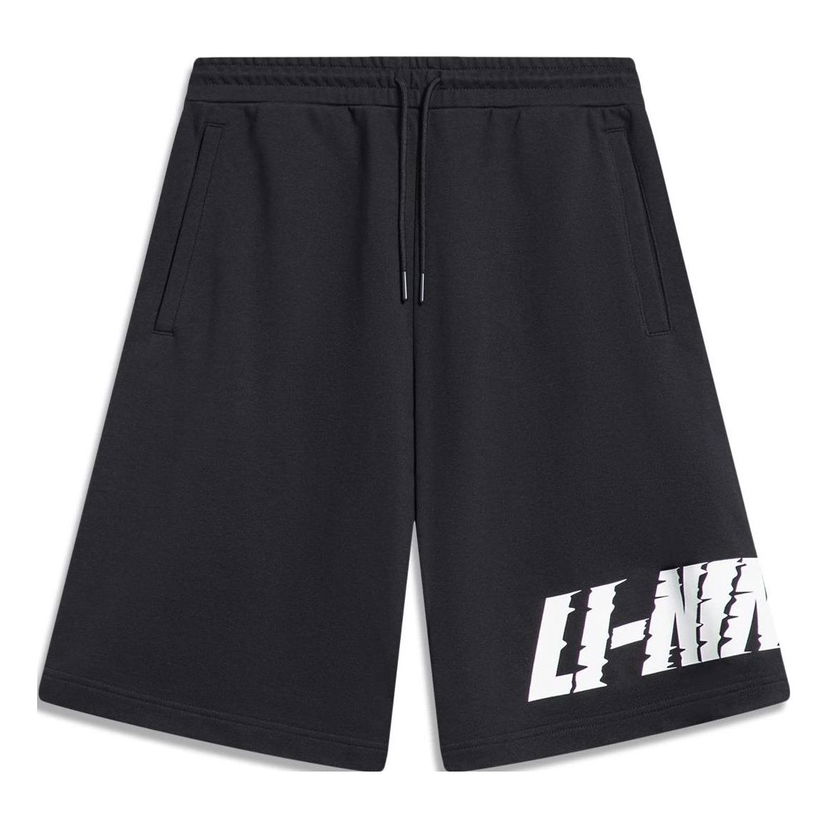 Kratke hlače Li-Ning Graphic Loose Fit Shorts Črna | AKST747-1
